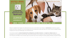 Desktop Screenshot of hayfieldanimalhospital.com