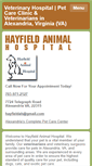 Mobile Screenshot of hayfieldanimalhospital.com